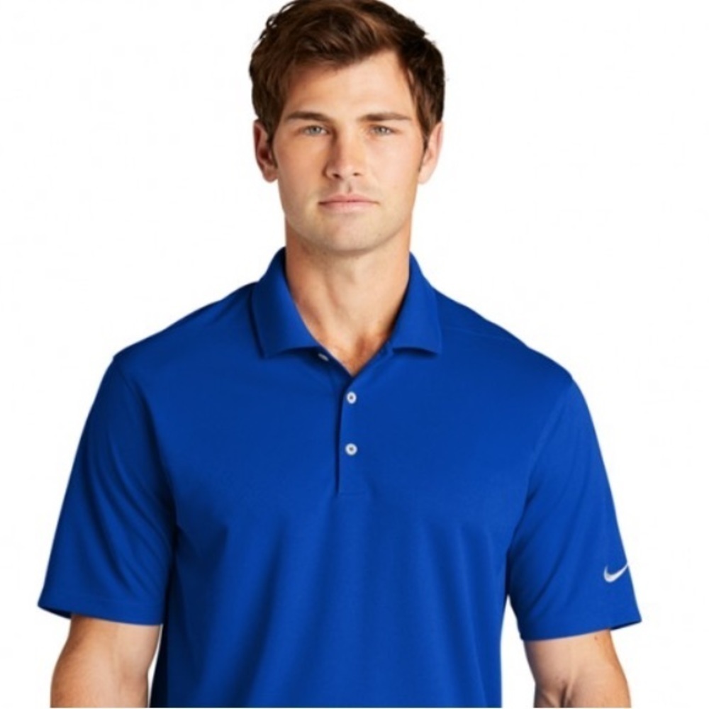 Nike Golf Dry Fit Blue Polo size X-Large